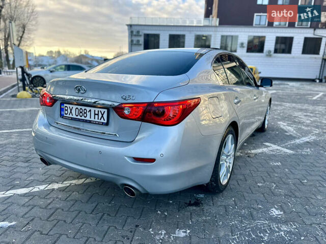 Сірий Інфініті Q50, об'ємом двигуна 2.14 л та пробігом 185 тис. км за 14800 $, фото 18 на Automoto.ua
