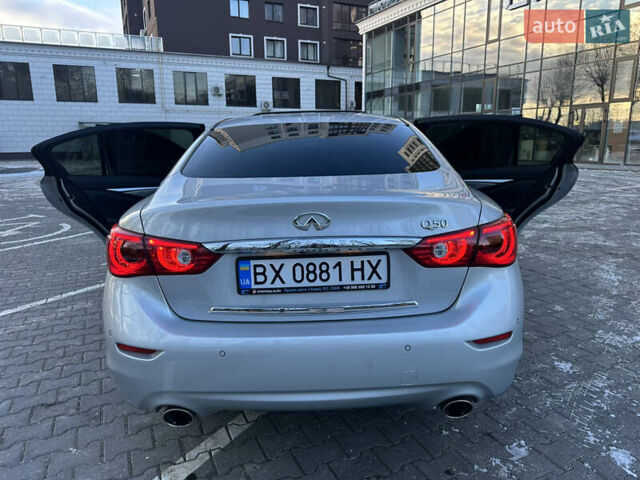 Сірий Інфініті Q50, об'ємом двигуна 2.14 л та пробігом 185 тис. км за 14800 $, фото 46 на Automoto.ua