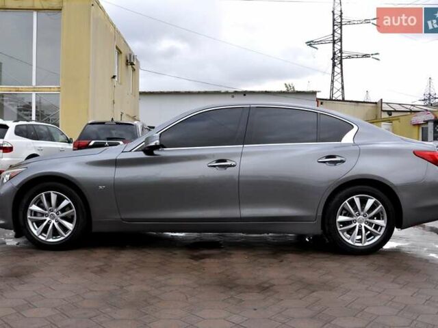 Серый Инфинити Q50, объемом двигателя 3.7 л и пробегом 133 тыс. км за 12999 $, фото 14 на Automoto.ua