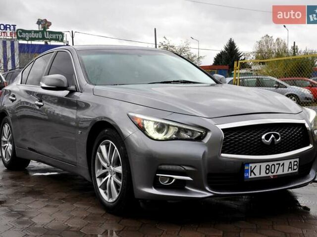 Серый Инфинити Q50, объемом двигателя 3.7 л и пробегом 133 тыс. км за 12999 $, фото 6 на Automoto.ua