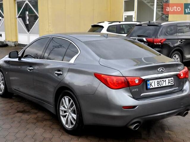 Серый Инфинити Q50, объемом двигателя 3.7 л и пробегом 133 тыс. км за 12999 $, фото 12 на Automoto.ua