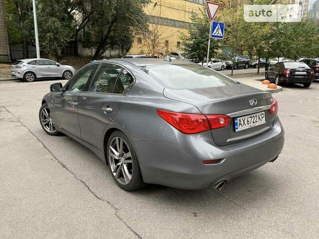 Сірий Інфініті Q50, об'ємом двигуна 3.7 л та пробігом 38 тис. км за 16000 $, фото 4 на Automoto.ua