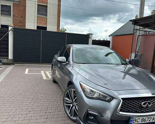 Сірий Інфініті Q50, об'ємом двигуна 3.7 л та пробігом 168 тис. км за 15200 $, фото 6 на Automoto.ua