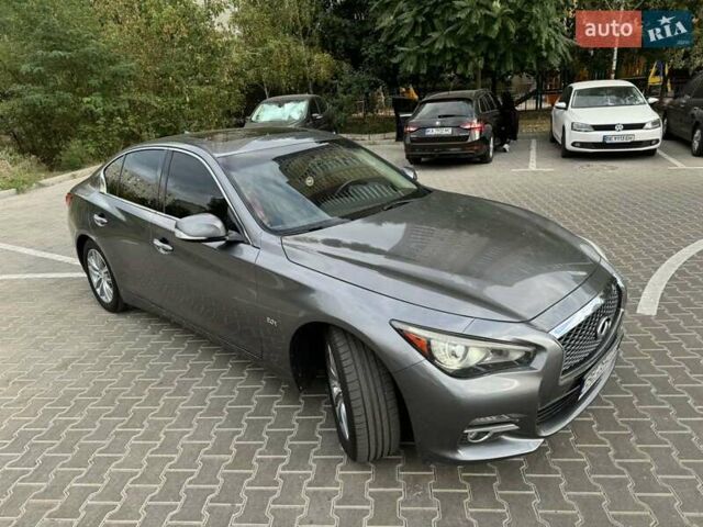 Серый Инфинити Q50, объемом двигателя 1.99 л и пробегом 190 тыс. км за 11900 $, фото 3 на Automoto.ua