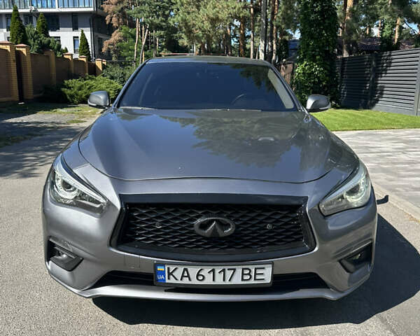 Сірий Інфініті Q50, об'ємом двигуна 2.14 л та пробігом 205 тис. км за 13800 $, фото 2 на Automoto.ua