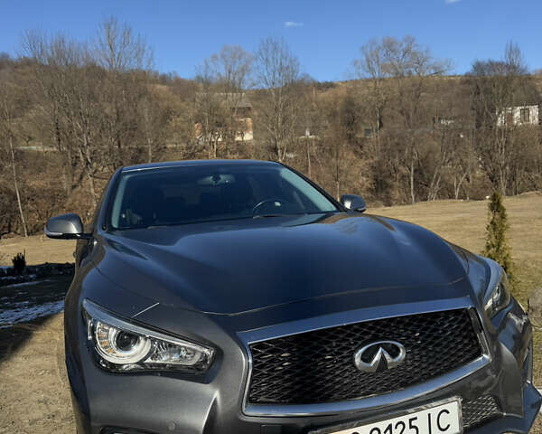 Серый Инфинити Q50, объемом двигателя 2.14 л и пробегом 107 тыс. км за 15499 $, фото 1 на Automoto.ua