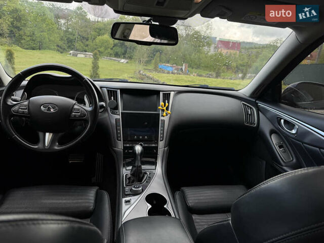 Серый Инфинити Q50, объемом двигателя 2.14 л и пробегом 107 тыс. км за 15499 $, фото 2 на Automoto.ua