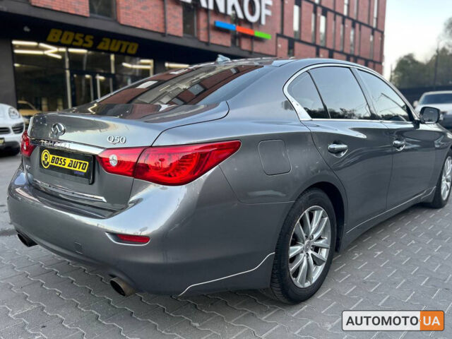 Сірий Інфініті Q50, об'ємом двигуна 3.7 л та пробігом 200 тис. км за 16000 $, фото 5 на Automoto.ua