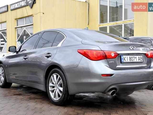 Серый Инфинити Q50, объемом двигателя 3.7 л и пробегом 133 тыс. км за 12999 $, фото 13 на Automoto.ua