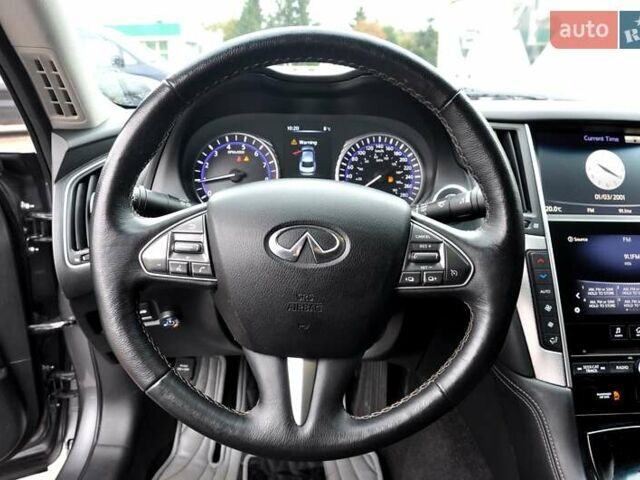 Серый Инфинити Q50, объемом двигателя 3.7 л и пробегом 133 тыс. км за 12999 $, фото 40 на Automoto.ua