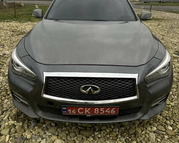 Серый Инфинити Q50, объемом двигателя 2.14 л и пробегом 201 тыс. км за 10200 $, фото 10 на Automoto.ua