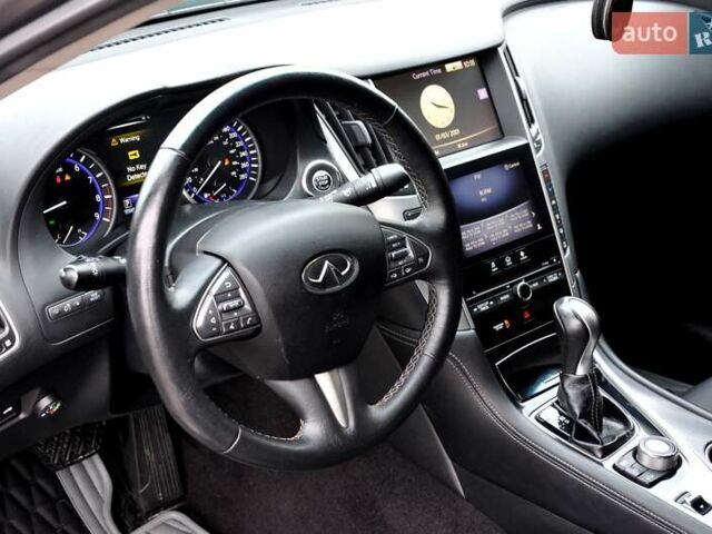 Серый Инфинити Q50, объемом двигателя 3.7 л и пробегом 133 тыс. км за 12999 $, фото 19 на Automoto.ua