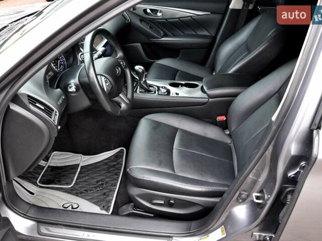 Серый Инфинити Q50, объемом двигателя 3.7 л и пробегом 133 тыс. км за 12999 $, фото 18 на Automoto.ua