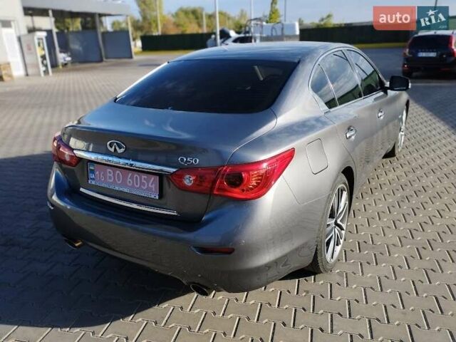 Серый Инфинити Q50, объемом двигателя 2.2 л и пробегом 203 тыс. км за 14500 $, фото 8 на Automoto.ua