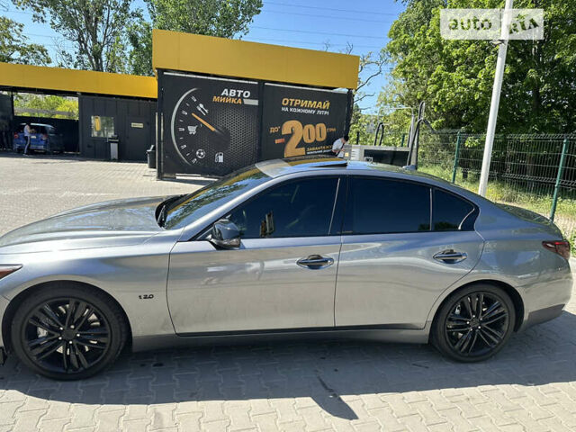 Сірий Інфініті Q50, об'ємом двигуна 1.99 л та пробігом 102 тис. км за 19000 $, фото 6 на Automoto.ua