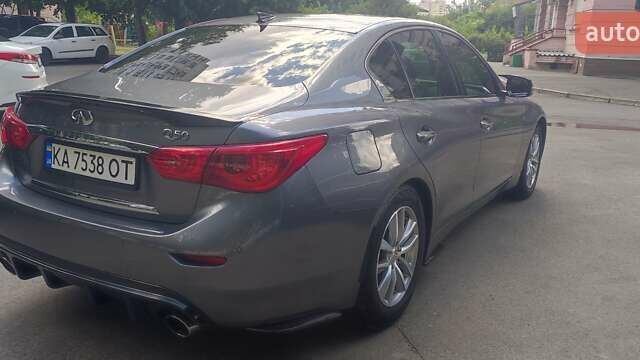 Сірий Інфініті Q50, об'ємом двигуна 2.14 л та пробігом 178 тис. км за 16800 $, фото 4 на Automoto.ua