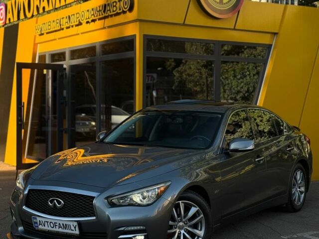 Сірий Інфініті Q50, об'ємом двигуна 3 л та пробігом 177 тис. км за 12999 $, фото 5 на Automoto.ua