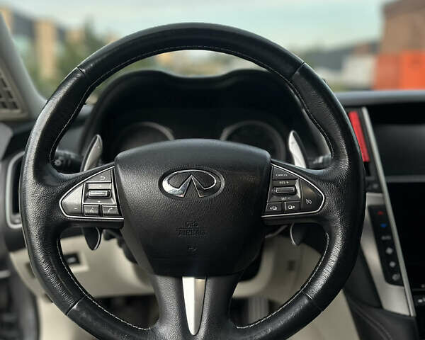 Сірий Інфініті Q50, об'ємом двигуна 3 л та пробігом 109 тис. км за 19950 $, фото 12 на Automoto.ua