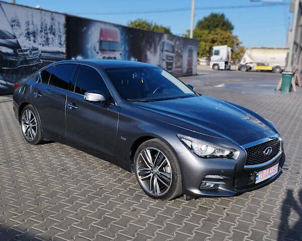 Серый Инфинити Q50, объемом двигателя 2.2 л и пробегом 203 тыс. км за 14500 $, фото 1 на Automoto.ua