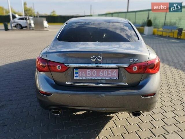 Серый Инфинити Q50, объемом двигателя 2.2 л и пробегом 203 тыс. км за 14500 $, фото 12 на Automoto.ua