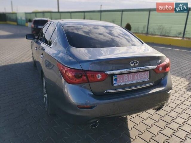 Серый Инфинити Q50, объемом двигателя 2.2 л и пробегом 203 тыс. км за 14500 $, фото 13 на Automoto.ua
