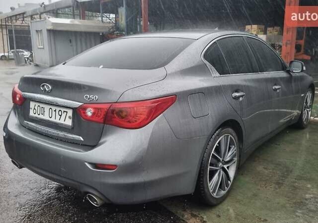 Серый Инфинити Q50, объемом двигателя 2.2 л и пробегом 79 тыс. км за 15800 $, фото 3 на Automoto.ua