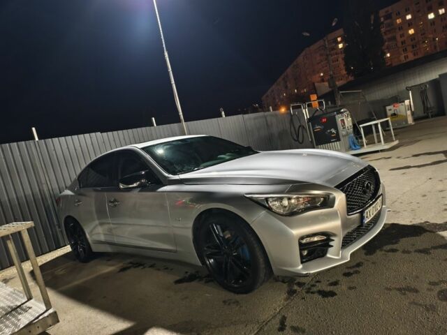 Серый Инфинити Q50, объемом двигателя 3 л и пробегом 96 тыс. км за 13900 $, фото 7 на Automoto.ua