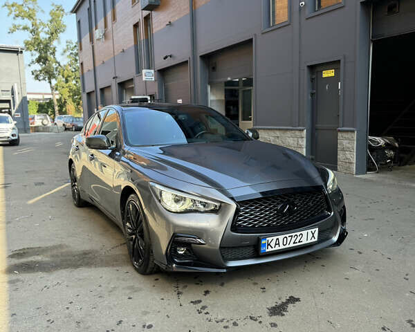 Сірий Інфініті Q50, об'ємом двигуна 2.14 л та пробігом 135 тис. км за 18500 $, фото 4 на Automoto.ua