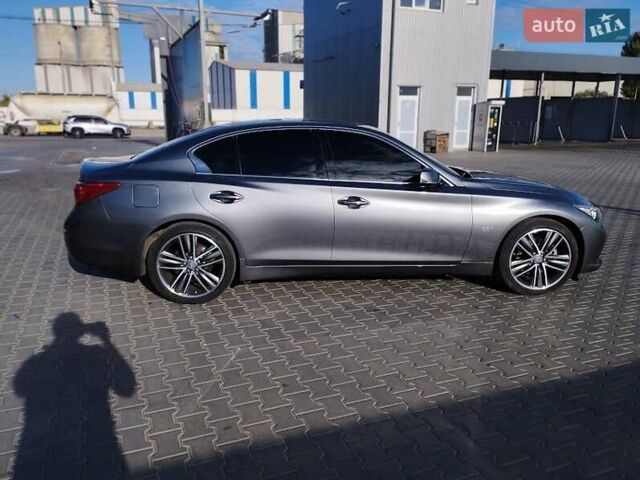 Серый Инфинити Q50, объемом двигателя 2.2 л и пробегом 203 тыс. км за 14500 $, фото 5 на Automoto.ua