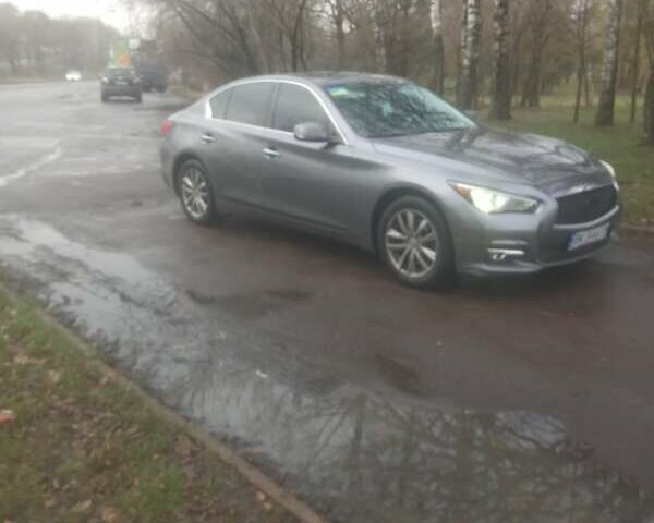 Сірий Інфініті Q50, об'ємом двигуна 2 л та пробігом 197 тис. км за 15500 $, фото 11 на Automoto.ua