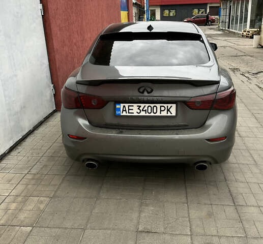 Серый Инфинити Q50, объемом двигателя 1.99 л и пробегом 90 тыс. км за 18300 $, фото 1 на Automoto.ua