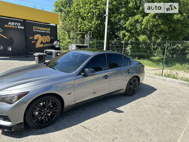 Сірий Інфініті Q50, об'ємом двигуна 1.99 л та пробігом 102 тис. км за 19000 $, фото 2 на Automoto.ua