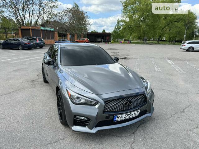 Сірий Інфініті Q50, об'ємом двигуна 1.99 л та пробігом 84 тис. км за 16700 $, фото 1 на Automoto.ua