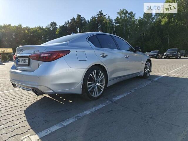 Сірий Інфініті Q50, об'ємом двигуна 3 л та пробігом 83 тис. км за 21400 $, фото 6 на Automoto.ua