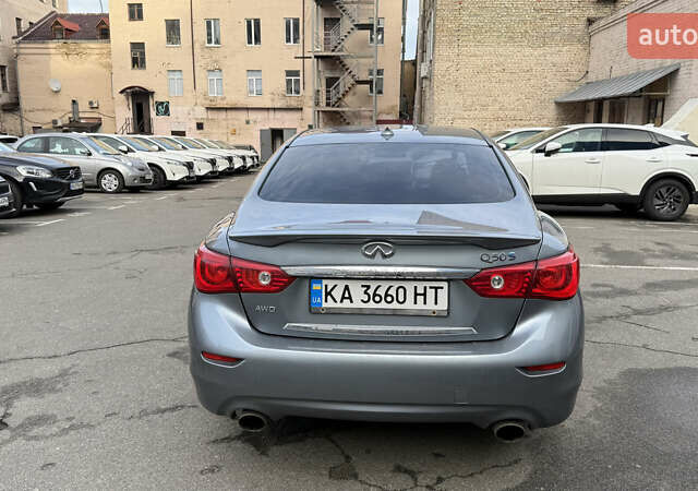 Серый Инфинити Q50, объемом двигателя 1.99 л и пробегом 168 тыс. км за 12499 $, фото 8 на Automoto.ua