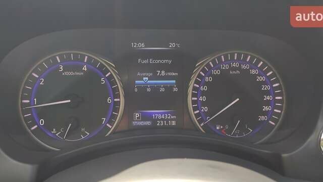 Сірий Інфініті Q50, об'ємом двигуна 2.14 л та пробігом 178 тис. км за 16800 $, фото 22 на Automoto.ua