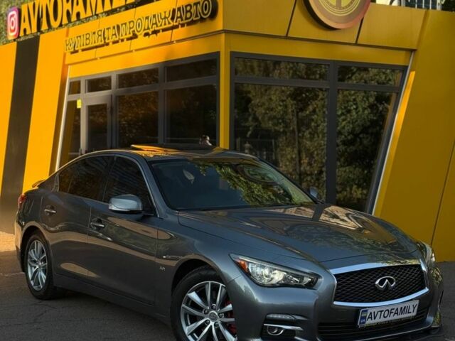 Сірий Інфініті Q50, об'ємом двигуна 3 л та пробігом 177 тис. км за 12999 $, фото 9 на Automoto.ua