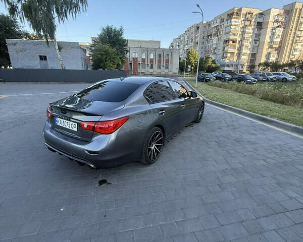 Серый Инфинити Q50, объемом двигателя 3 л и пробегом 177 тыс. км за 14999 $, фото 19 на Automoto.ua