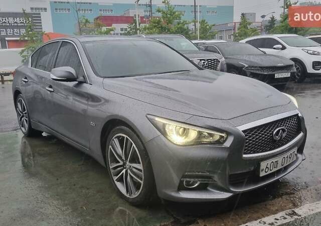 Серый Инфинити Q50, объемом двигателя 2.2 л и пробегом 79 тыс. км за 15800 $, фото 1 на Automoto.ua