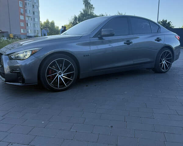 Серый Инфинити Q50, объемом двигателя 3 л и пробегом 177 тыс. км за 14999 $, фото 5 на Automoto.ua