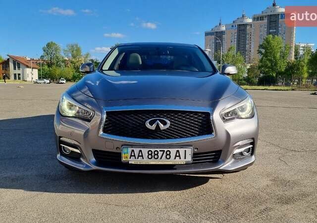 Серый Инфинити Q50, объемом двигателя 2.14 л и пробегом 84 тыс. км за 18500 $, фото 5 на Automoto.ua