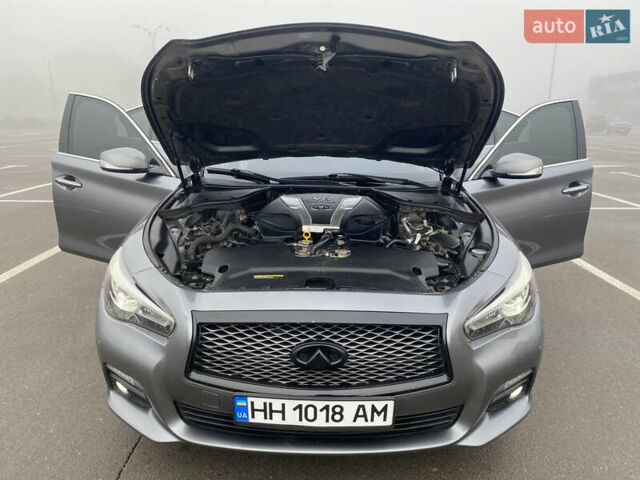 Серый Инфинити Q50, объемом двигателя 3 л и пробегом 178 тыс. км за 12999 $, фото 73 на Automoto.ua