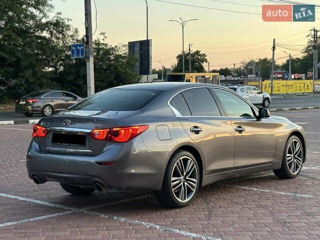 Сірий Інфініті Q50, об'ємом двигуна 2.14 л та пробігом 122 тис. км за 15900 $, фото 12 на Automoto.ua