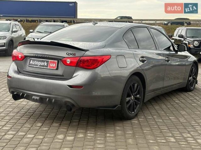 Сірий Інфініті Q50, об'ємом двигуна 3 л та пробігом 205 тис. км за 11450 $, фото 8 на Automoto.ua