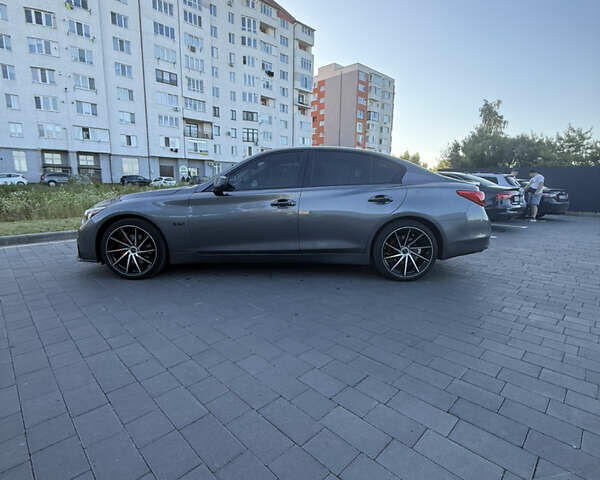 Серый Инфинити Q50, объемом двигателя 3 л и пробегом 177 тыс. км за 14999 $, фото 6 на Automoto.ua