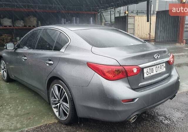 Серый Инфинити Q50, объемом двигателя 2.2 л и пробегом 79 тыс. км за 15800 $, фото 2 на Automoto.ua