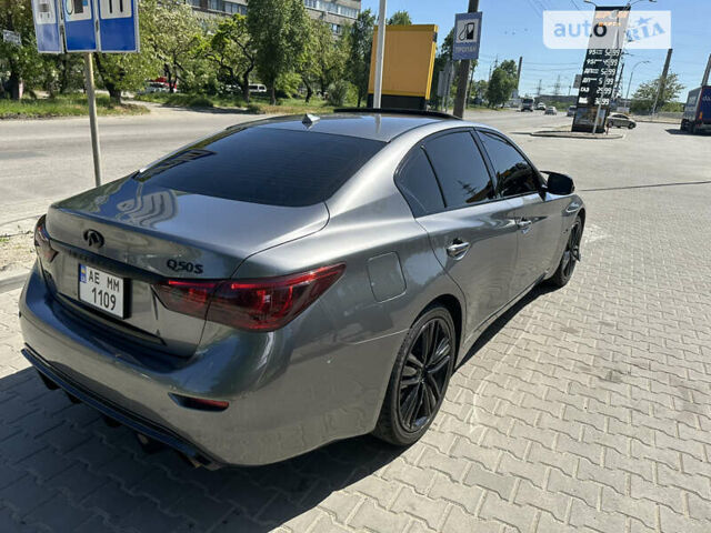 Сірий Інфініті Q50, об'ємом двигуна 1.99 л та пробігом 102 тис. км за 19000 $, фото 8 на Automoto.ua