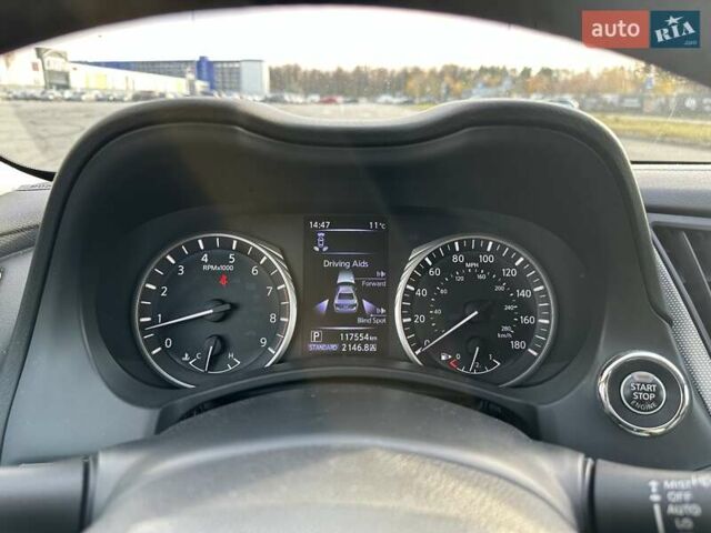 Серый Инфинити Q50, объемом двигателя 3 л и пробегом 118 тыс. км за 22800 $, фото 15 на Automoto.ua