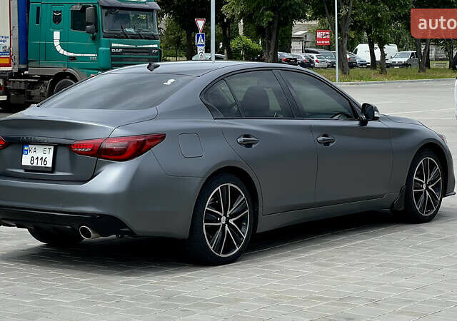 Серый Инфинити Q50, объемом двигателя 1.99 л и пробегом 180 тыс. км за 17700 $, фото 4 на Automoto.ua