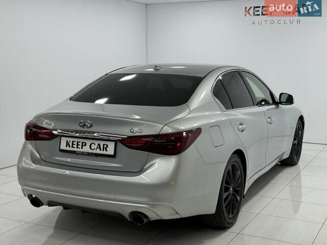 Серый Инфинити Q50, объемом двигателя 3 л и пробегом 145 тыс. км за 14700 $, фото 15 на Automoto.ua